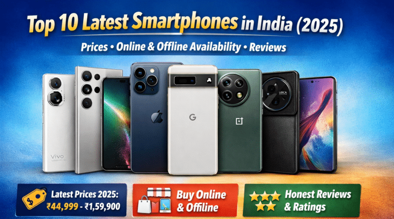Latest smartphones available in India
