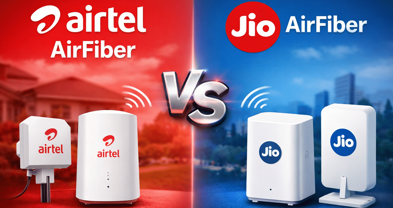 Jio App Interface Airtel AirFiber vs Jio AirFiber (2026): Plans, Speeds, Live TV & Real ...
