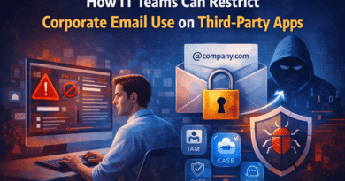 Solution to restrict employee from using corporate email id