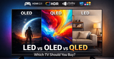 Difference between OLED and QLED