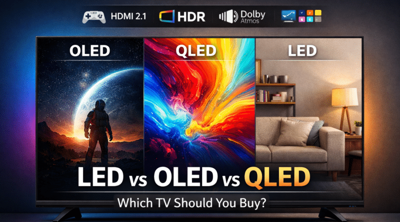 Difference between OLED and QLED