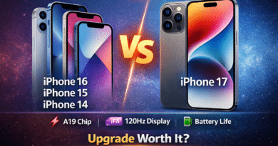 Comparison between iPhone 17 and Previous Models