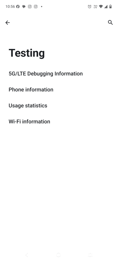 Android Phone Hidden settings to lock Mobile networks to 5G only