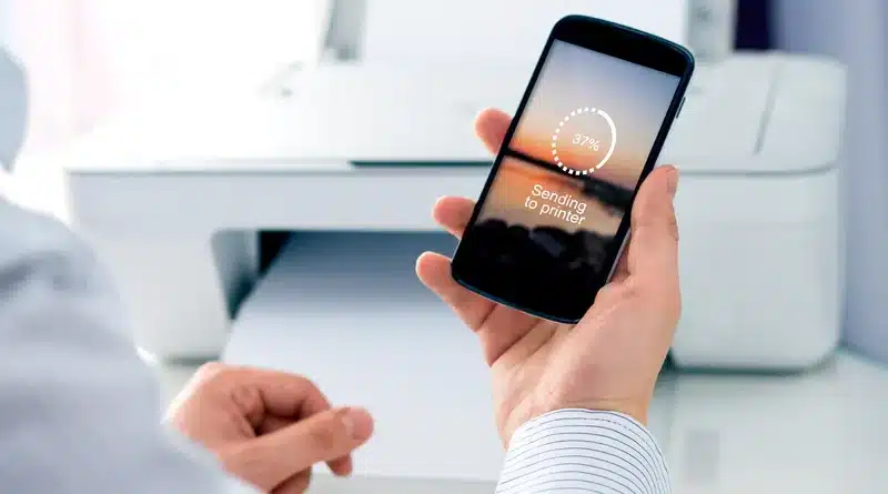 How to print documents from mobile phone using an office Wi-Fi printer