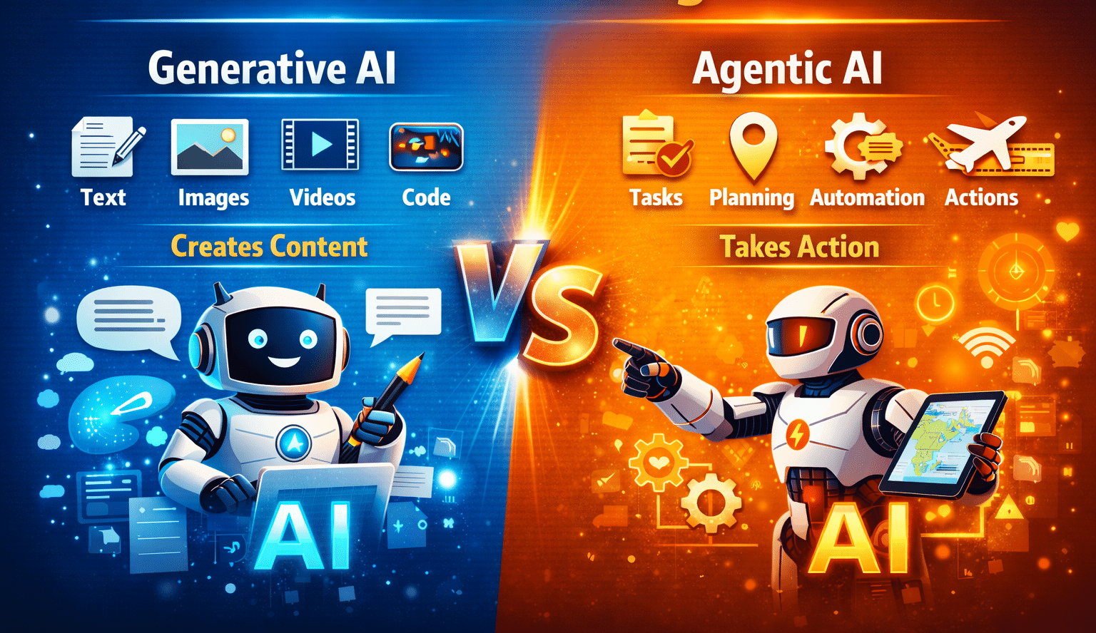 Generative AI vs Agentic AI: The Next Big Shift in Artificial ...